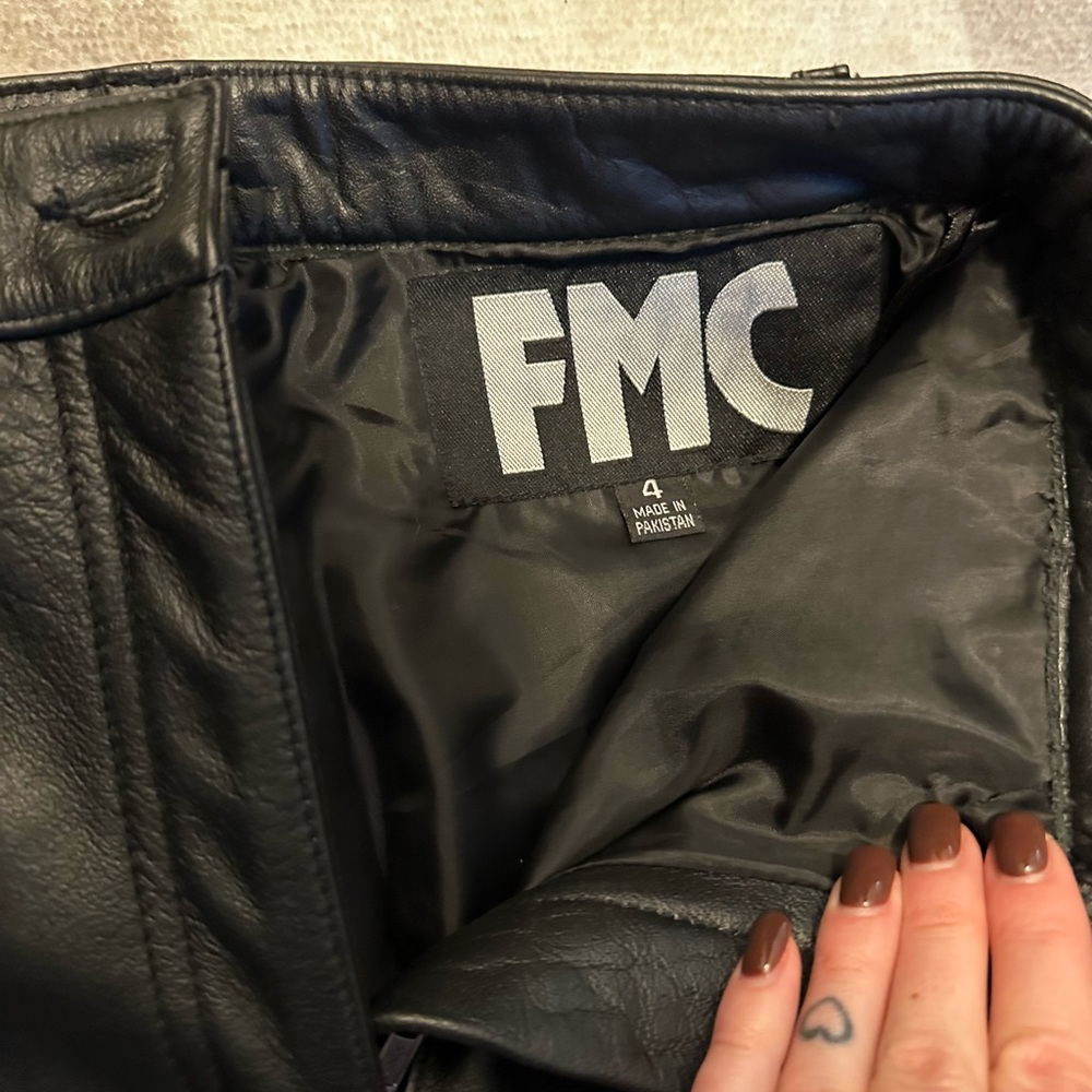 Vintage FMC Genuine Leather Pants - Picture 3 of 7